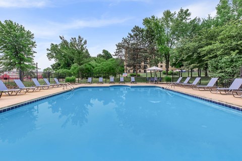 the swimming pool at our apartments