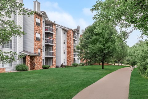 exterior view at the preserve at polk apartments in greensboro nc