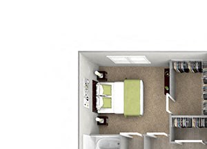 WALKER FloorPlan 3D WALKER FloorPlan 3D at The Edison at Rice Creek, Shoreview, Minnesota