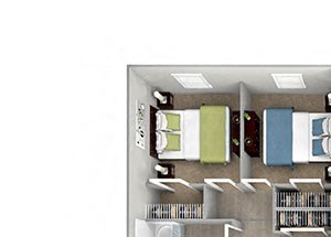 WHITNEY FloorPlan 3D WHITNEY FloorPlan 3D at The Edison at Rice Creek, Shoreview