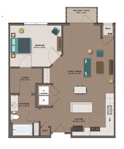 FORD FloorPlan at The Edison at Rice Creek, Shoreview, MN