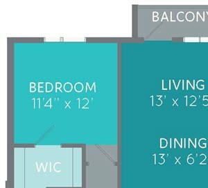 Green with balcony Floor Plan Green with balcony Floor Plan