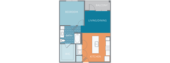 A2 Floor Plan at Watermark on Twenty Mile, Colorado