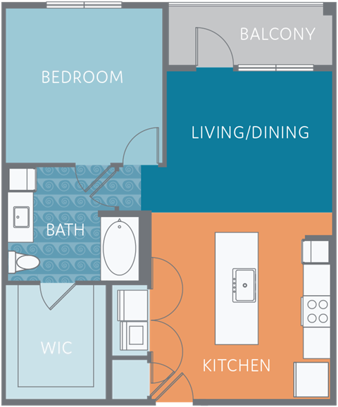 A2 Floor Plan at Watermark on Twenty Mile, Colorado