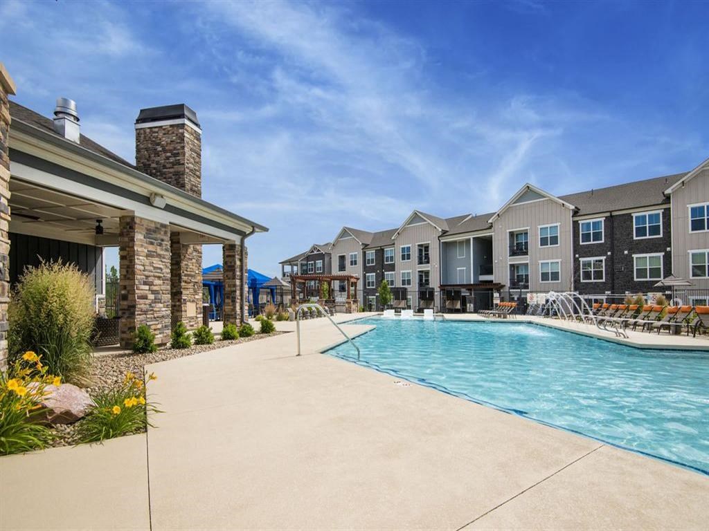 Sparkling Pool at Watermark at Harvest Junction, Longmont, Colorado