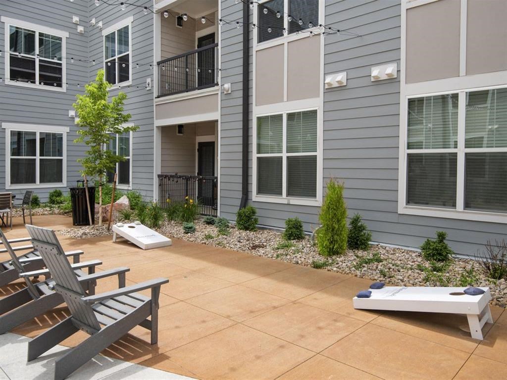 Outdoor Living Area at Watermark at Harvest Junction, Longmont, 80501