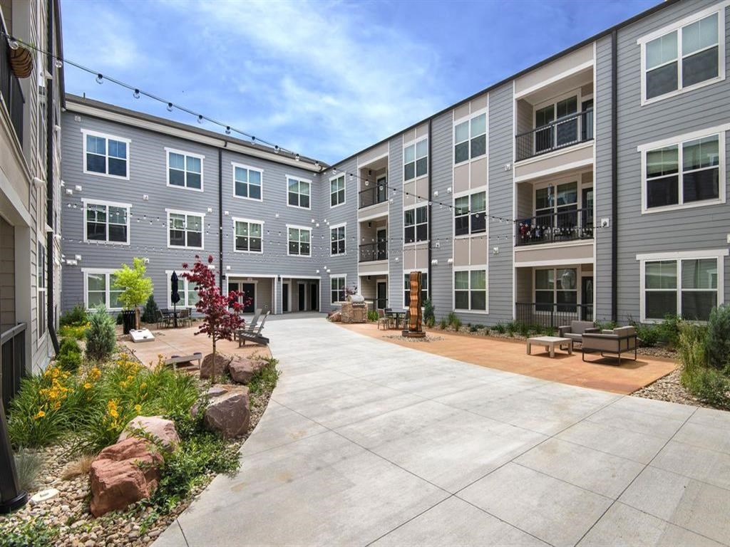 Elegant Exterior View at Watermark at Harvest Junction, Longmont, Colorado