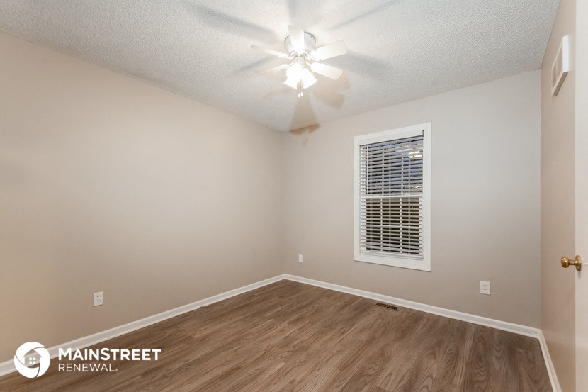 the spacious living room of our two bedroom apartment at university heights affordable housing
