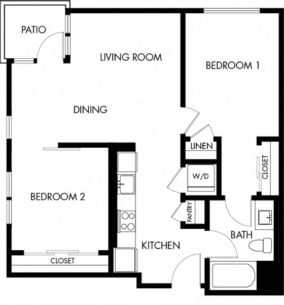 G12 Apartments Floor Plan