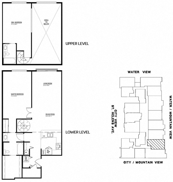 The Metropolitan Apartments 2x2 510 Floor Plan