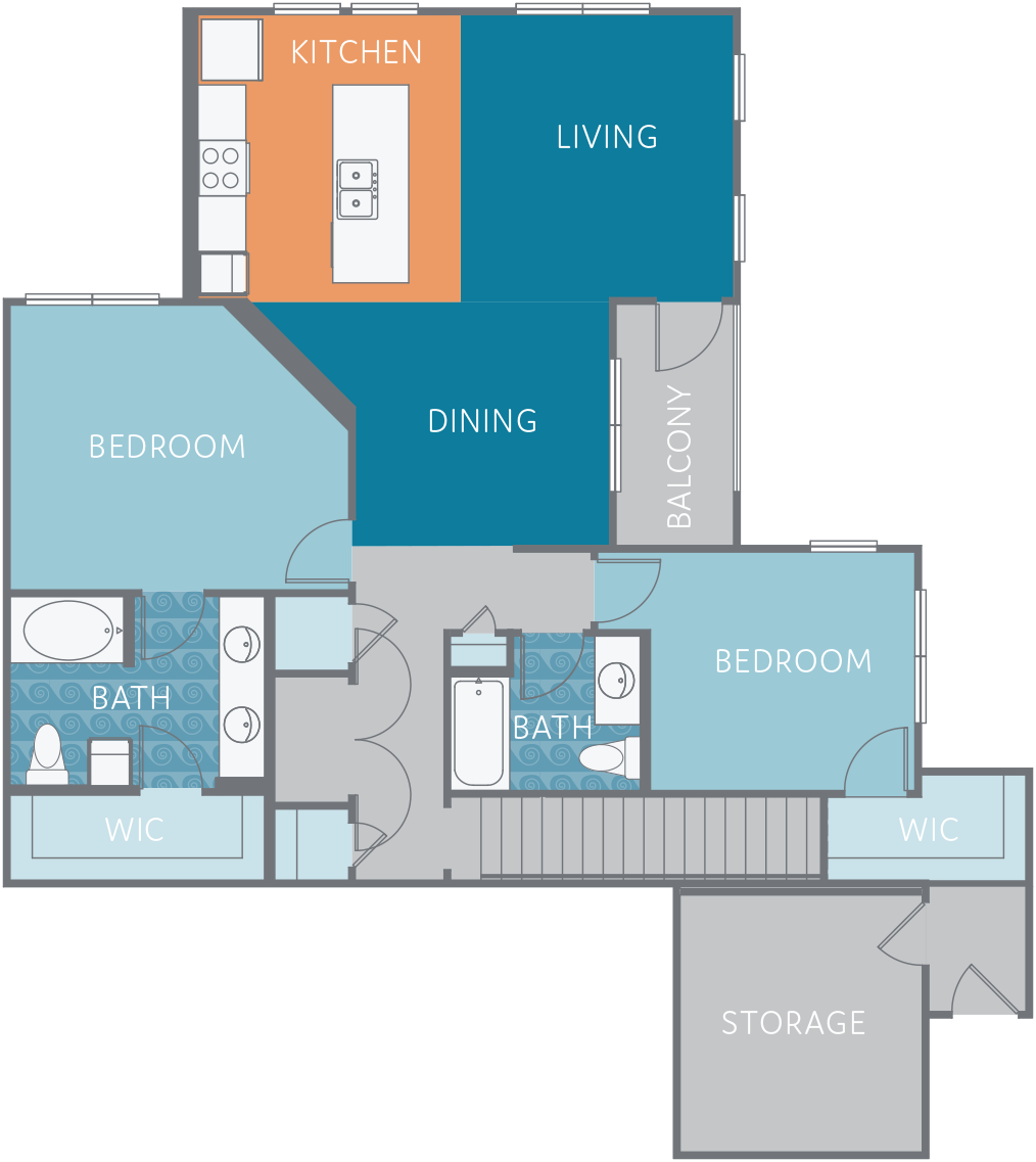 Hamilton Upper  at Watermark at Steele Crossing, Fayetteville, 72703