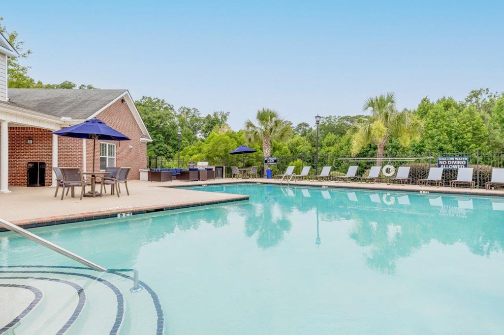 the swimming pool at our apartments for rent