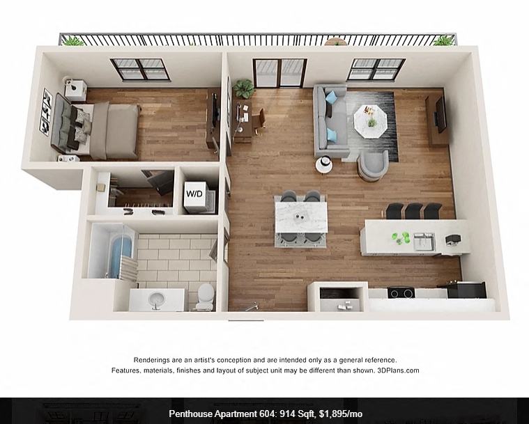 16 Sheridan Avenue Studio-2 Beds Apartment for Rent - Photo Gallery 34