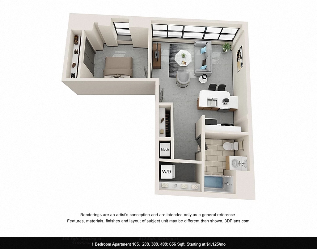 1 Bedroom C
