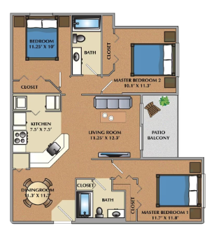 3 Bedroom 2 Bath