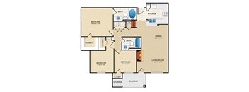3 bedroom, 2 bathroom at The Clairborne Apartment Homes Texas , 75050