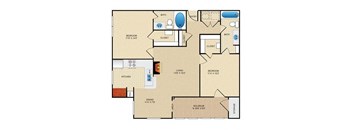 2 bedroom, 2 bathroom at The Clairborne Apartment Homes, Grand Prairie