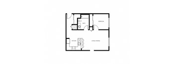 B1 Floor Plan at Arabella Apartment Homes, Shoreline, Washington