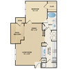 1 bedroom, 1 bathroom