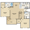 2 bedroom, 2 bathroom