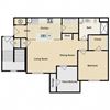 1 bedroom, 1 bathroom
