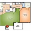 1 Bed 1 Bath w/ Fireplace