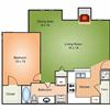1 Bed 1 Bath w/ Fireplace