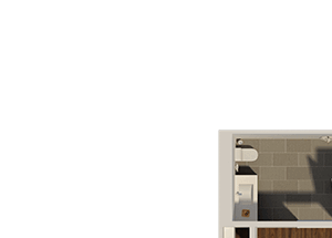 One Bedroom 1 bathroom Style A1 Apartment Floor Plan One Bedroom 1 bathroom Style A1 Apartment Floor Plan at Eleven40, Chicago, Illinois