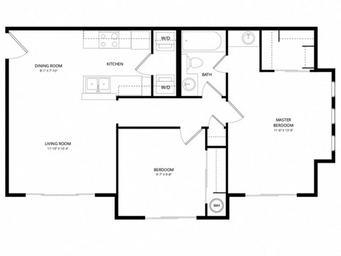 Acclaim Apartments- floorplan 
