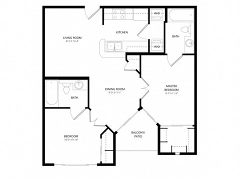 Acclaim Apartments- floorplan 