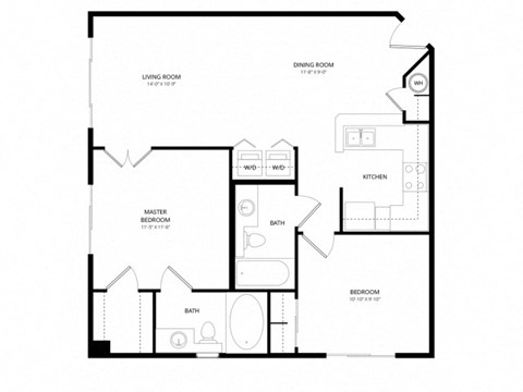 Acclaim Apartments- floorplan 