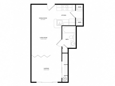 Acclaim Apartments- floorplan 