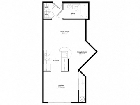 Acclaim Apartments- floorplan 