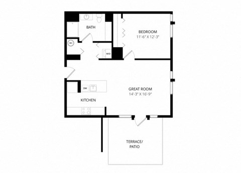 1615 E. Georgia Ave. Studio-1 Bed Apartment, Arizona for Rent - Photo Gallery 19