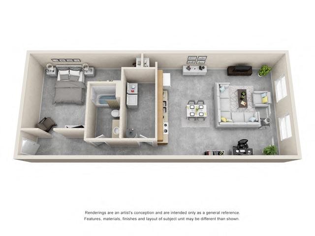 Floor Plans of Highland Mill Lofts in Charlotte, NC