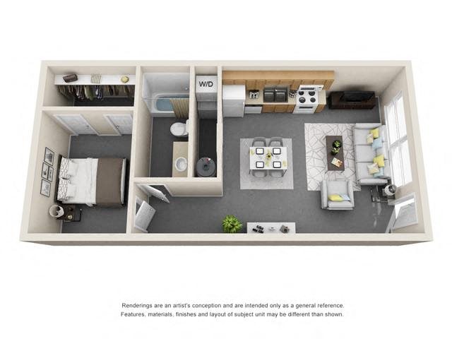Floor Plans of Highland Mill Lofts in Charlotte, NC