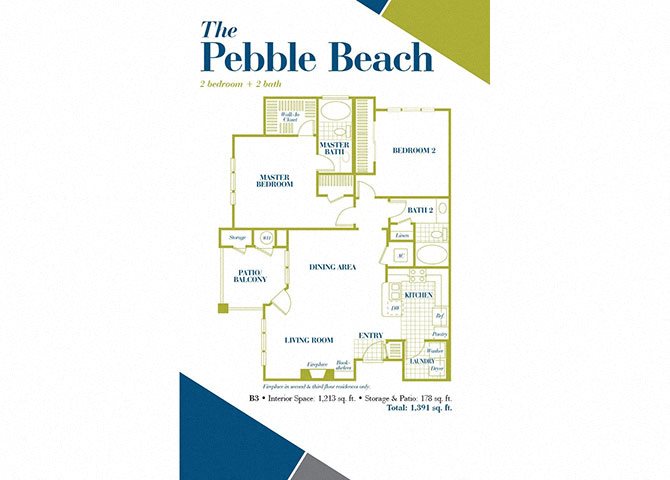 Pebble Beach 2 bed 2 bath Westlake Greens 2 bed 2 bath 1213 sqft