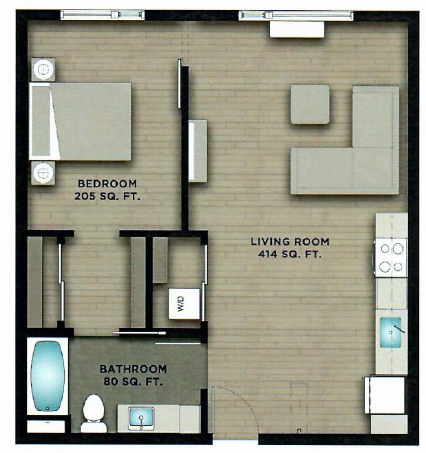 1 Bedroom D