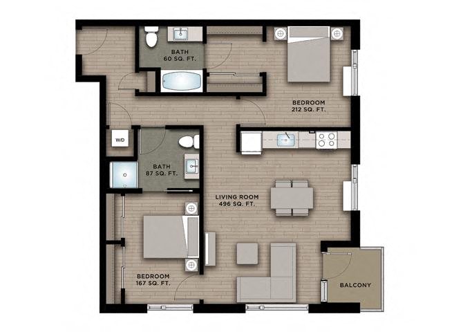 2 Bedroom E