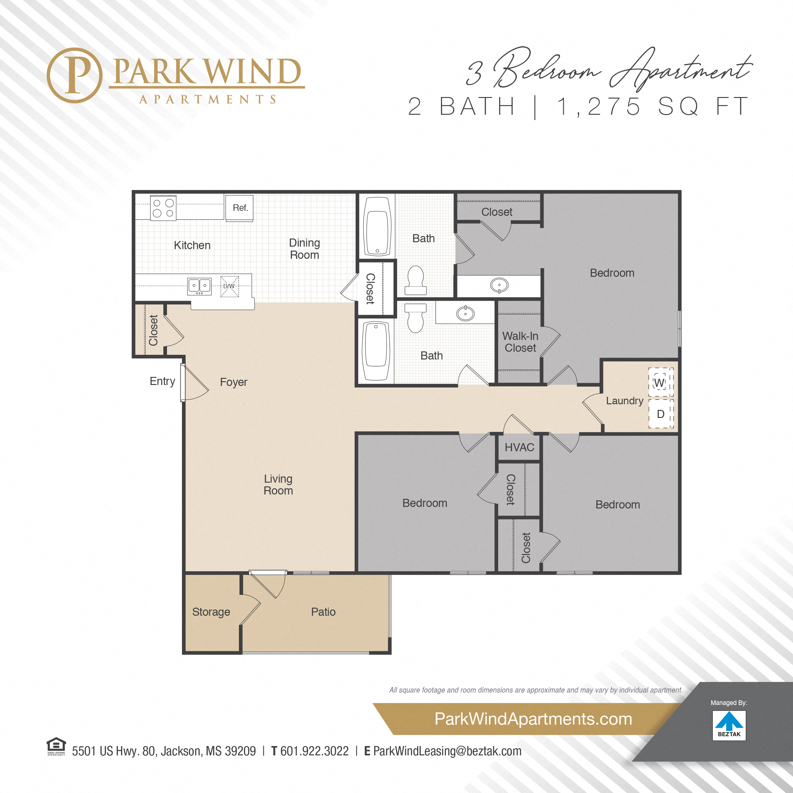 3 Bedroom - 1275