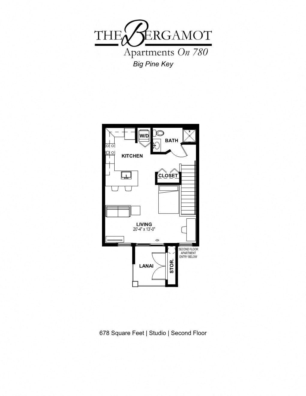 Studio 678 sq ft - Big Pine Key
