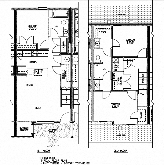 Three bedroom two-story