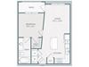 1 bedroom 1 bathroom A2 Floor Plan 1 bedroom 1 bathroom A2 Floor Plan at Century Lake Highlands, Dallas, TX