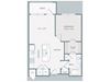 1 bedroom 1 bathroom A3 Floor Plan 1 bedroom 1 bathroom A3 Floor Plan at Century Lake Highlands, Dallas, 75231