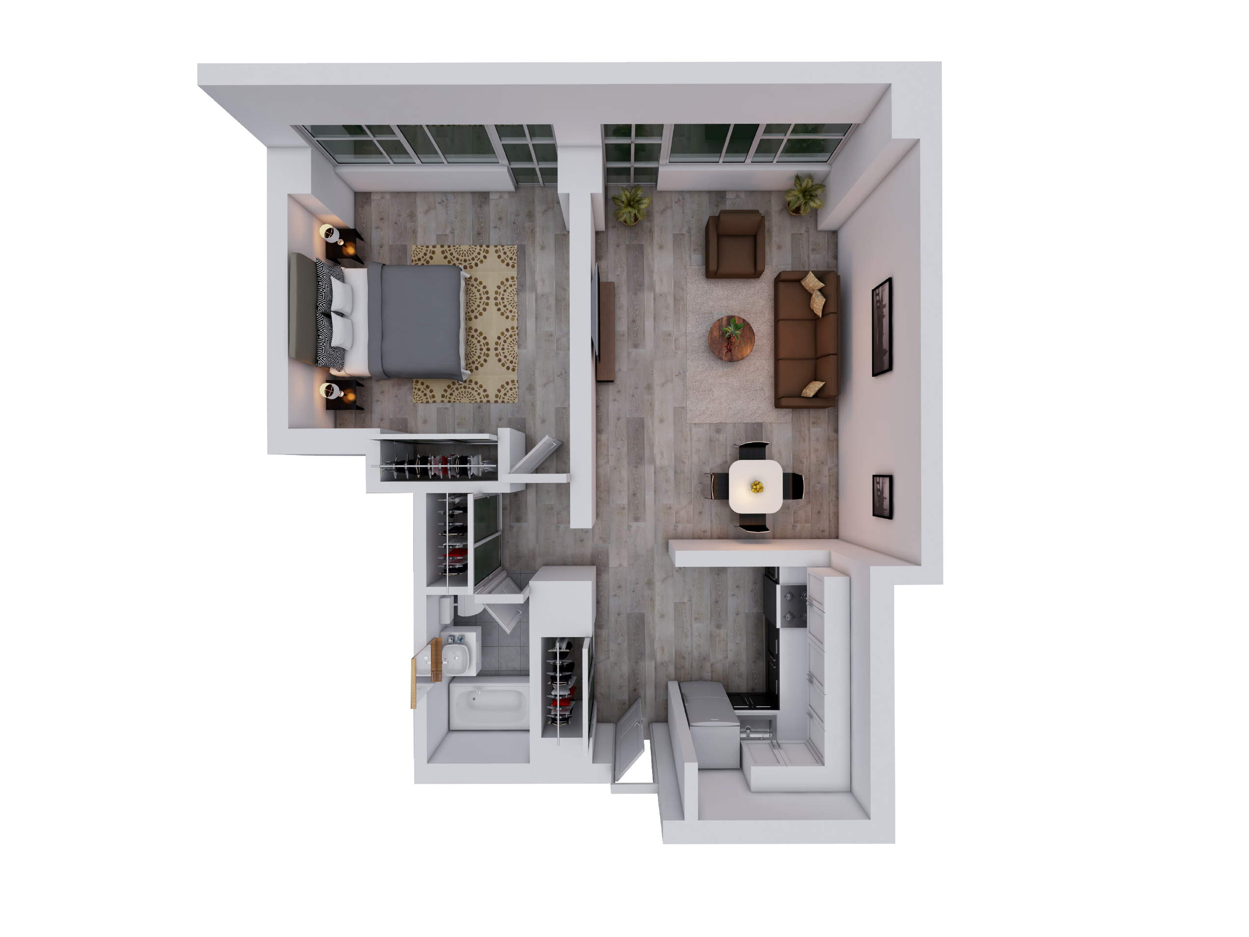 Renovated 1 Bed 1 Bath