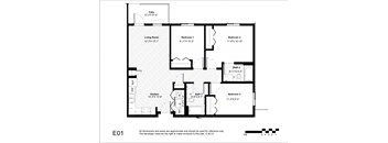 3 Bedrooms 2 Bathrooms