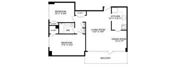 2 Bedroom 1 Bathroom