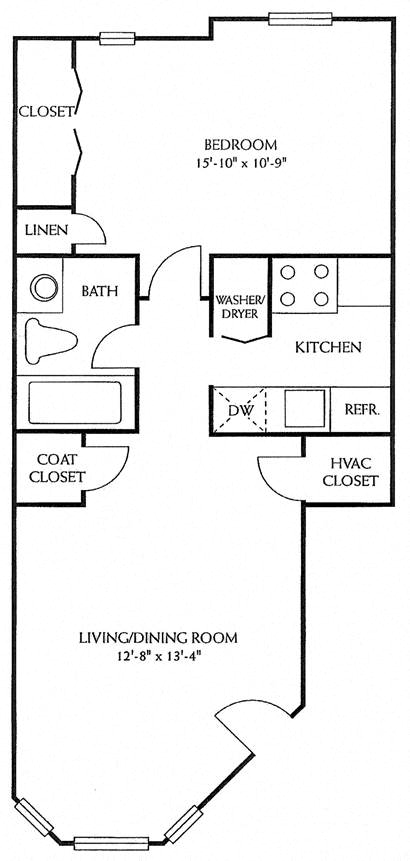 Floor Plans Of Four One Five Flats Uptown Charlotte Apartments