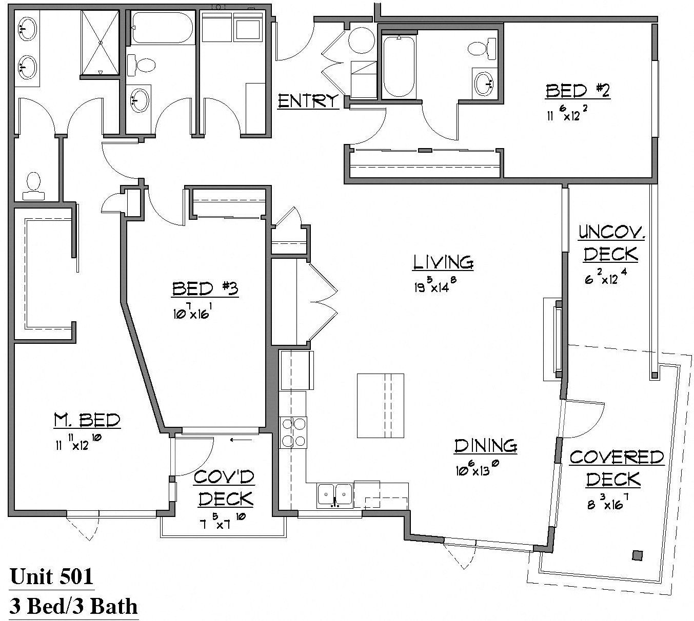 3 Bed / 3 Bath at Bridgeview 125, Washington
