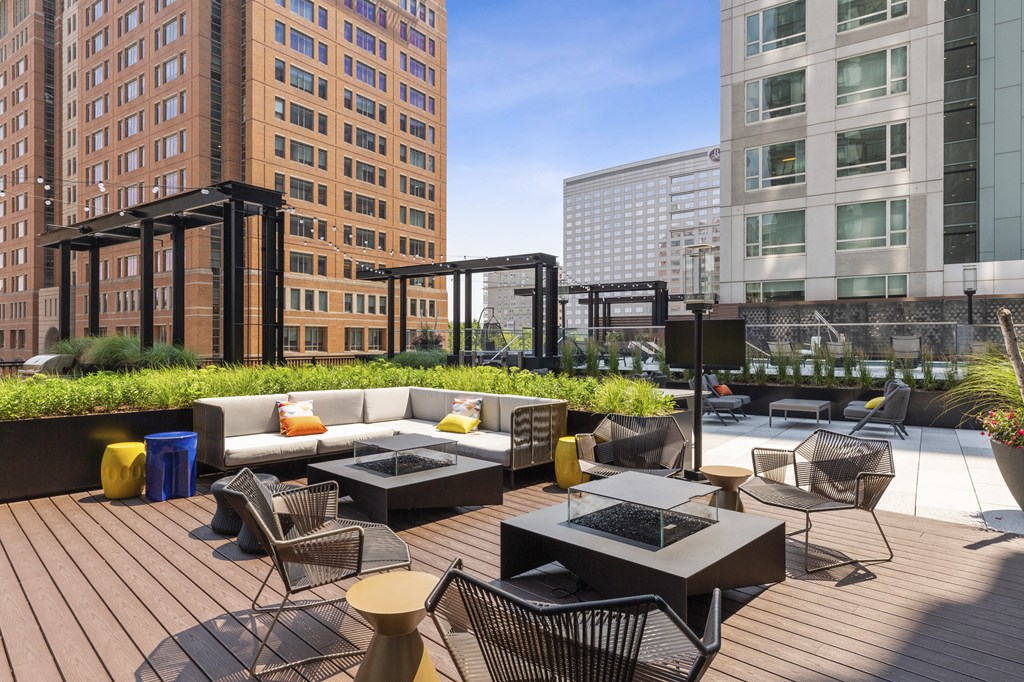 Third Floor Terrace Fire Pits